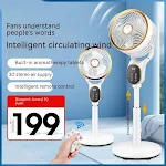 Ventilador circulador de ar doméstico, para dormitório estudantil, vento grande, plataforma, termantidote, turbofan. — foto 17