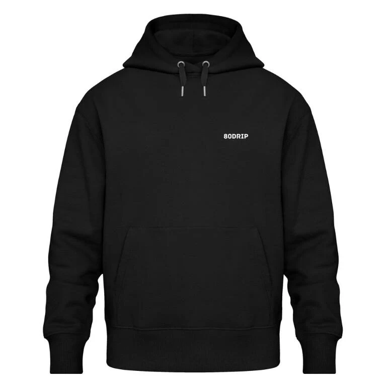 Moletom com capuz oversized 80 gotas estampado europeu e americano. Conforto e estilo para um visual moderno e despojado. — foto 1