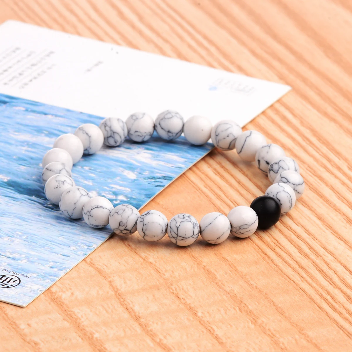 Pulseira de distância de pedra natural — foto 14