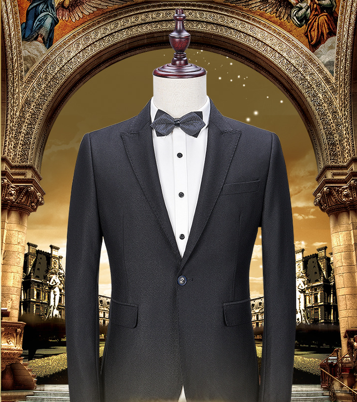 Terno de três peças masculino Sofisticação e elegância garantidas Jaqueta, colete e calças para um visual impecável em ocasiões especiais e no trabalho — foto 6