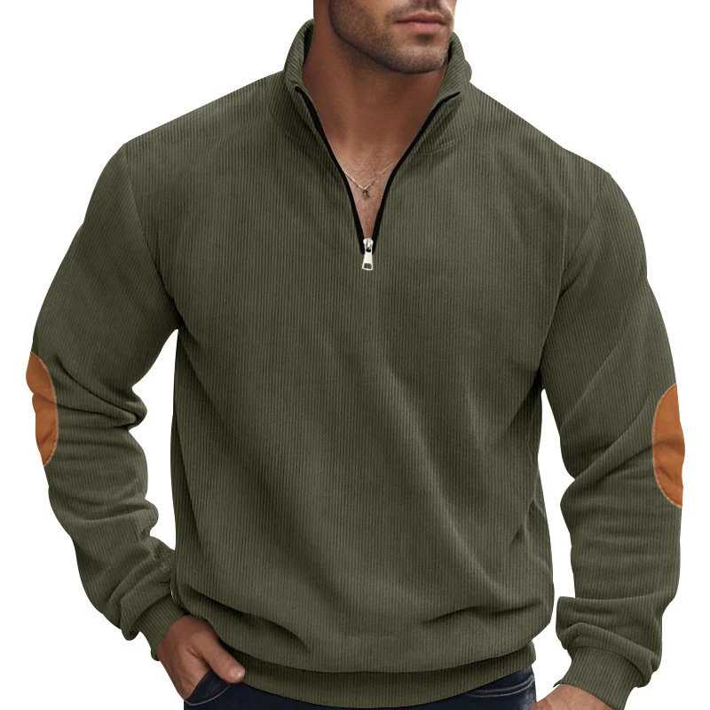 All-matching embroidered men's corduroy top, a versatile and timeless piece for any occasion. Experience effortless styl — photo 3