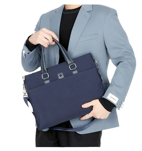 Title 6, Bolsa Masculina Transversal Horizontal Oxford P...