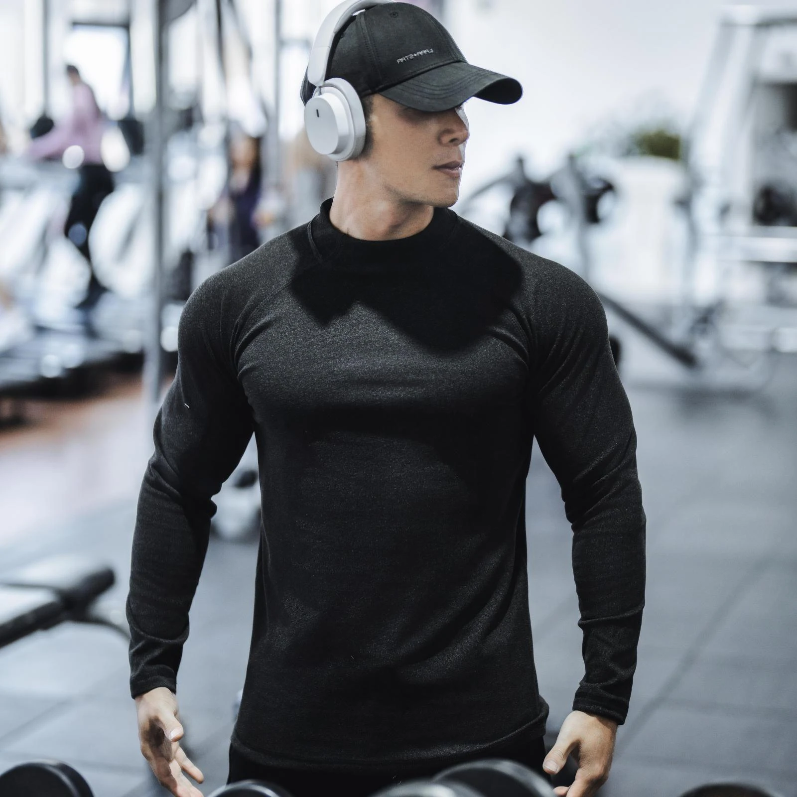 Heren Dralon thermisch shirt, slim fit, halve hoge kraag, lange mouwen. Perfect voor warmte en comfort. — foto 4