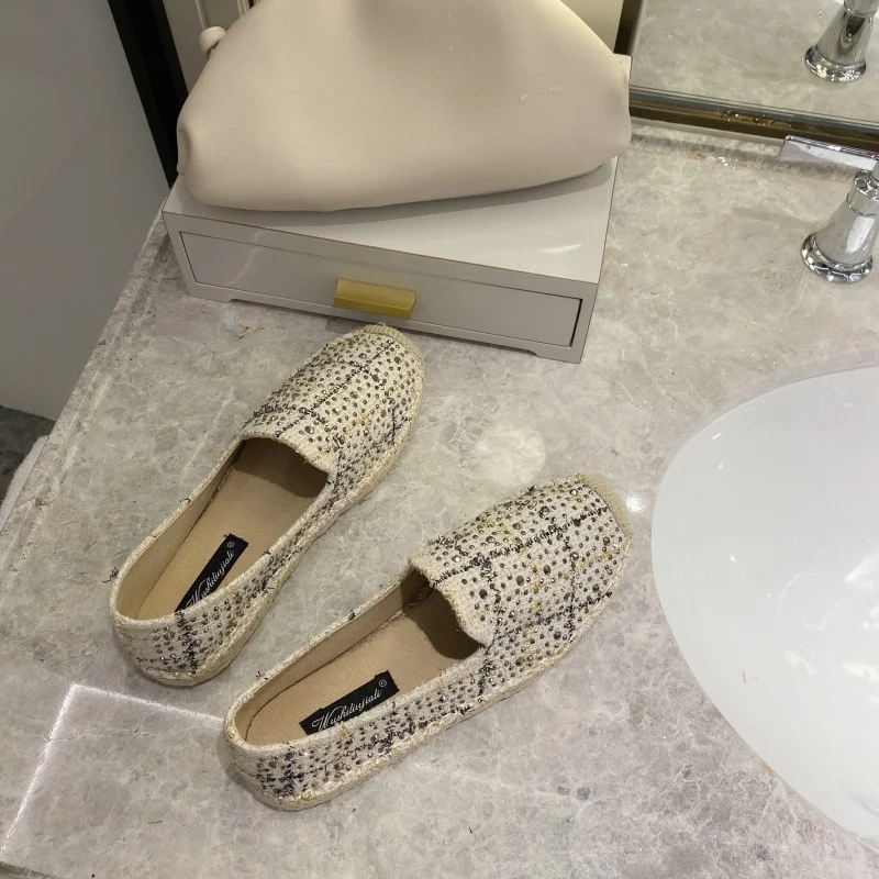 New Korean Style Fashion Thick-Soled Fisherman Shoes for Women featuring Flat-Soled, Rivets, and Twine details. Comforta — photo 3