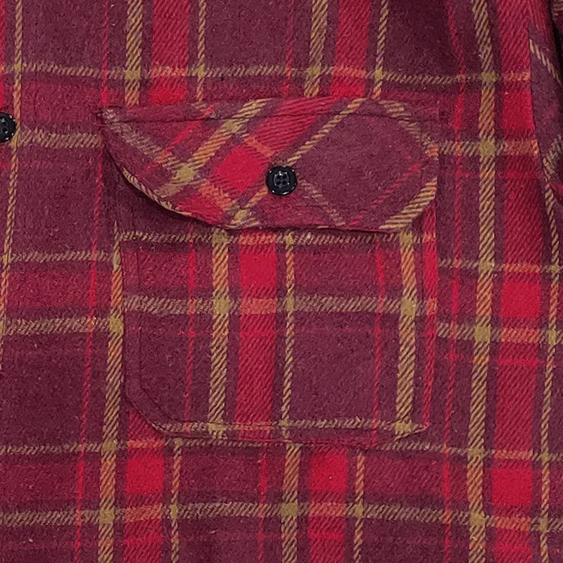 Title 35, American Retro Autumn And Winter Mens Plaid Sh...