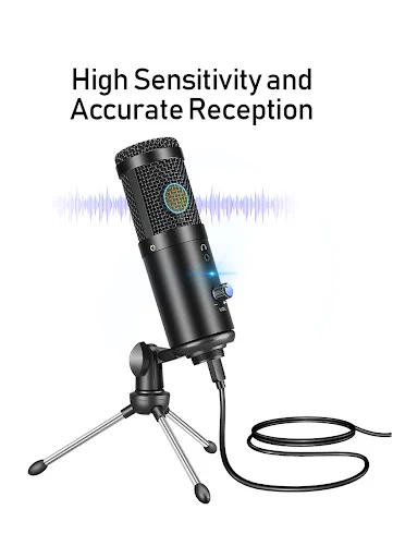 Title 6, Podcast Recording Microphone for Live Performan...