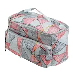 Blue Geometrical Square Bag