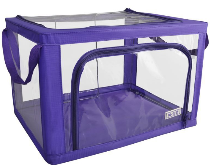 New transparent storage clothes box, Oxford cloth, wardrobe, toy, clothes box, fabric quilt, clothing finishing storage — photo 5