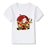Schattig Kerst T-shirt Vier Kerst met stijl en comfort! Perfect voor familiebijeenkomsten en leuke cadeaus. — foto 22