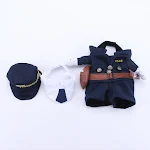 Kapitein Uniform Little Bear Pop Piloot Teddybeer Knuffel Luchtvaartmaatschappij Creatieve Pop Cadeau Perfect Gift — foto 6