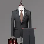 Terno xadrez britânico casual formal Design clássico e conforto — foto 5