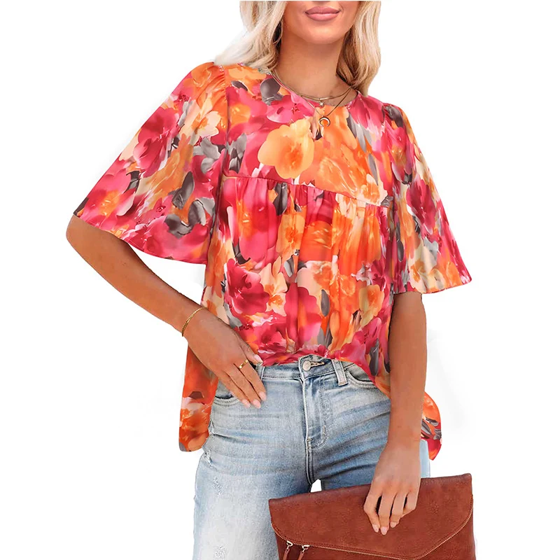 Women's Fashion Casual Floral Bohemian Little-girl Style Clothes — photo 8