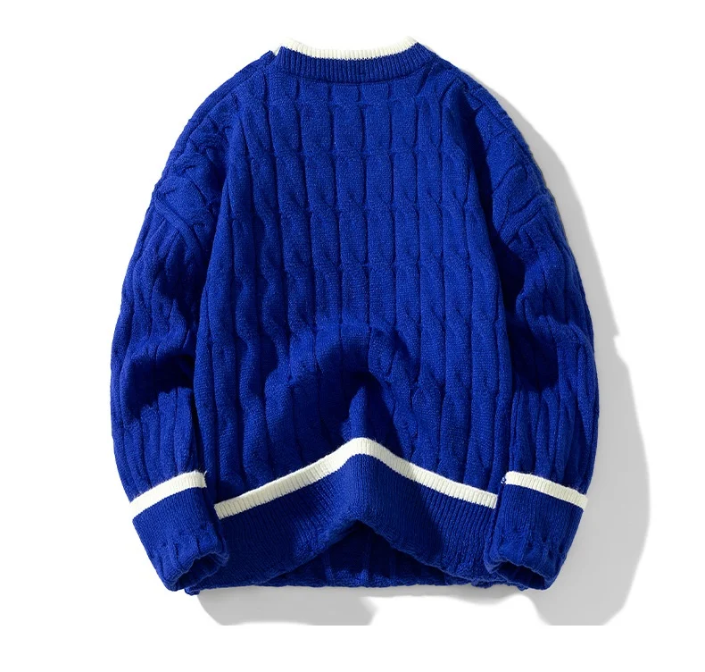 Title 3, Mens Fake Two Pieces Sweater Autumn And Winter...