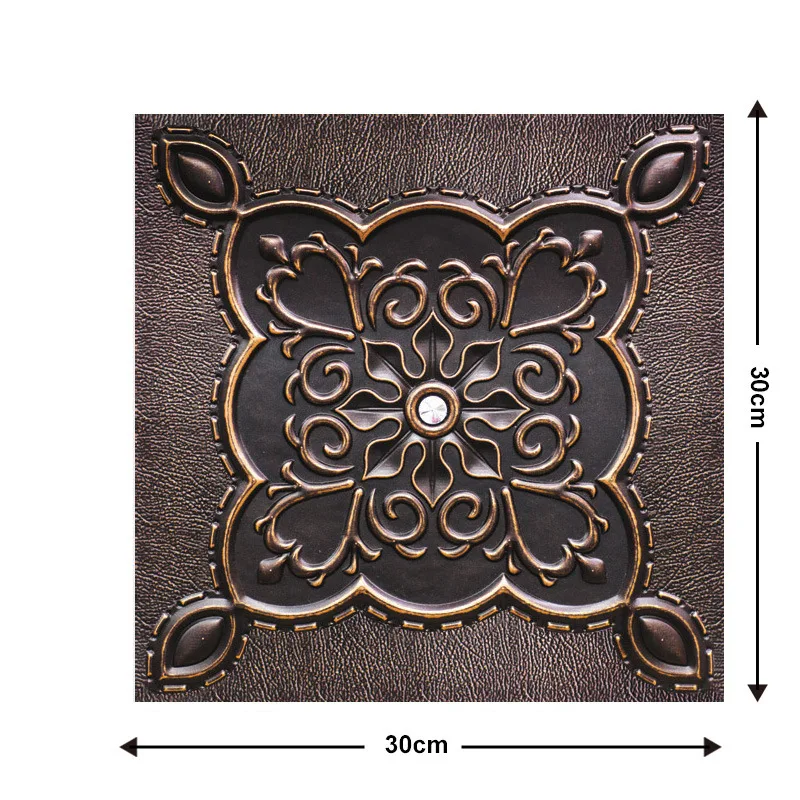 10 Wood Grain 3D Wall Stickers Removable Tiles for Home Decoration. Easy to apply, transform your walls and upgrade your — photo 16