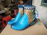 Botas étnicas curtas artesanais para um visual autêntico. Conforto e estilo em cada passo, ideais para diversas ocasiões. Experimente a originalidade! — foto 7