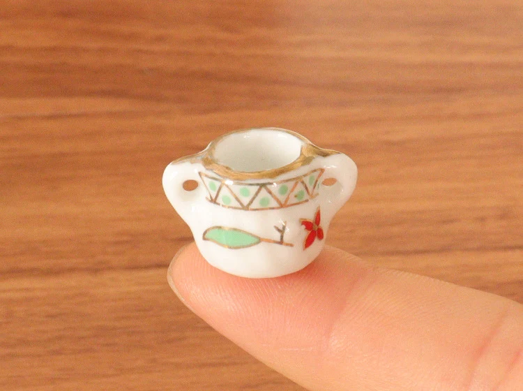 Title 4, Simulation Ceramic Pot Kettle Teapot Miniature ...