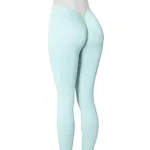 Calças de Yoga Fitness Skinny com Cintura Baixa em V para Levantar o Quadril, Treino e Modelagem, Conforto e Suporte — foto 3