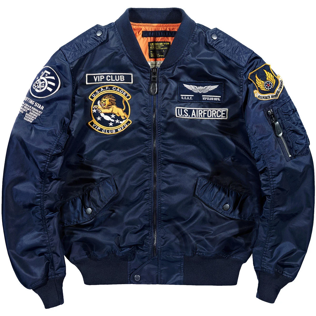 Title 2, Mens Fashion Casual Embroidered Baseball Jacke...