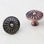 Simple Green Bronze Single Hole Round Drawer Handle. Easy to install and a stylish addition, perfect for cabinets and fu — photo 5