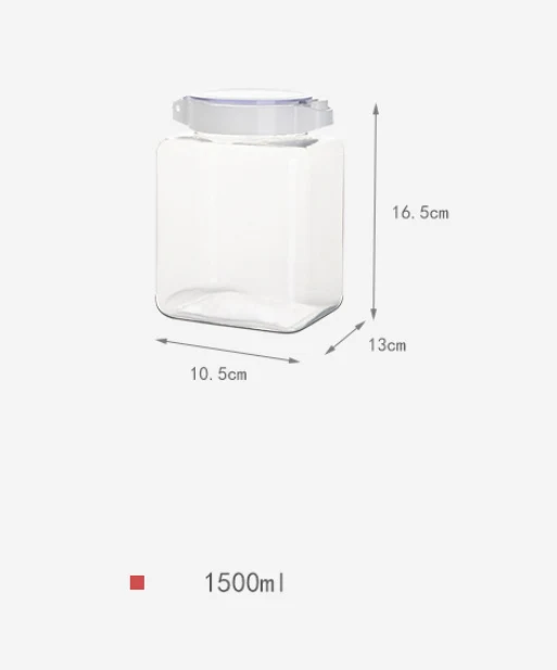 Title 12, Kitchen Transparent Sealed Cans for Cereals, Sp...