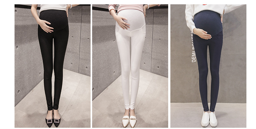Spring pregnant women wild trousers pants. Comfortable and stylish loose fit for expecting mothers. Perfect for everyday — photo 4