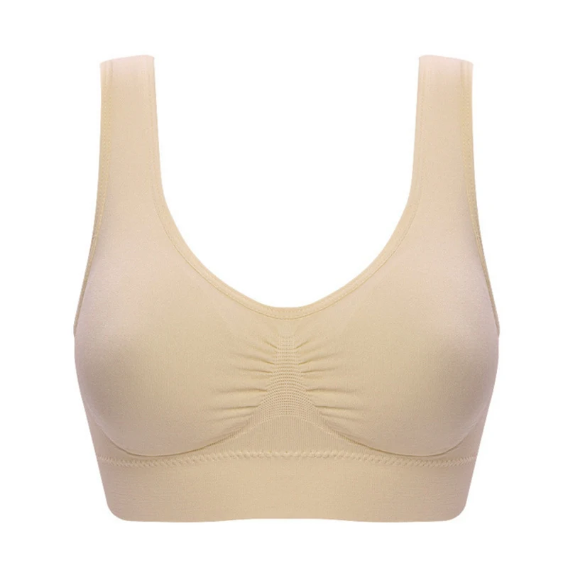 Brasieres Tallas Grandes Sin Costuras con Relleno 5XL 6XL Bralette Push Up Sujetador Tipo Chaleco para Mayor Comodidad y Soporte — foto 12
