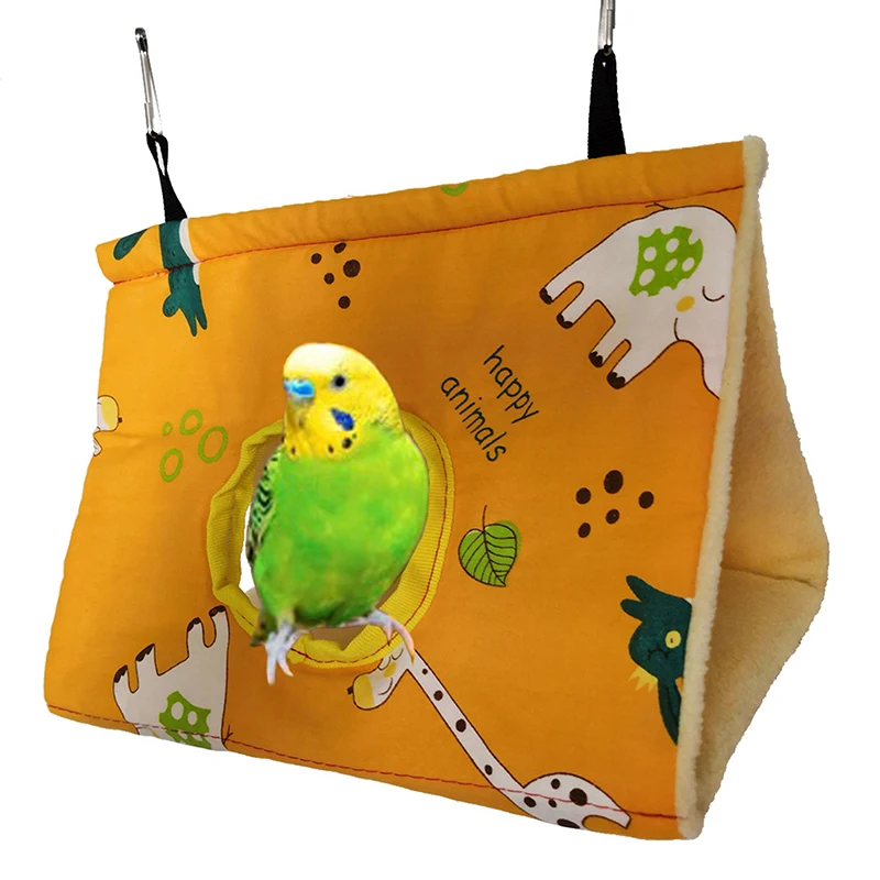 Title 2, Bird Nest House Hanging Cage Warm Thickened Plu...