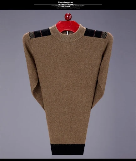 Title 13, Heren dubbelzijdig fluwelen longsleeve shirt me...