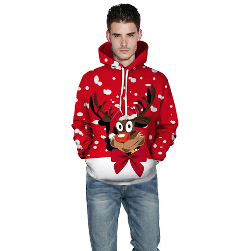 Title 5, 3d digital print Christmas sweater