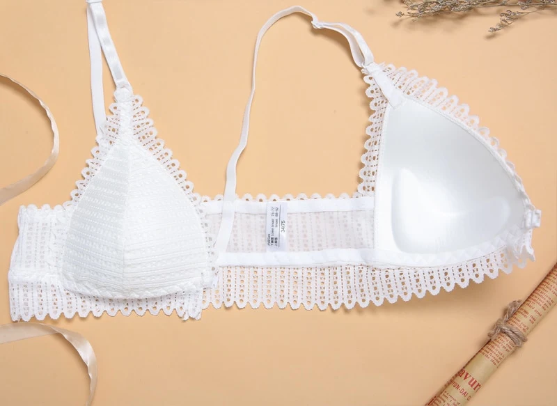 Title 8, Gathering bra with thin cup and backless design...