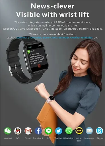 Title 13, Q9 Pro Smart Bracelet Multi-function Watch Trac...