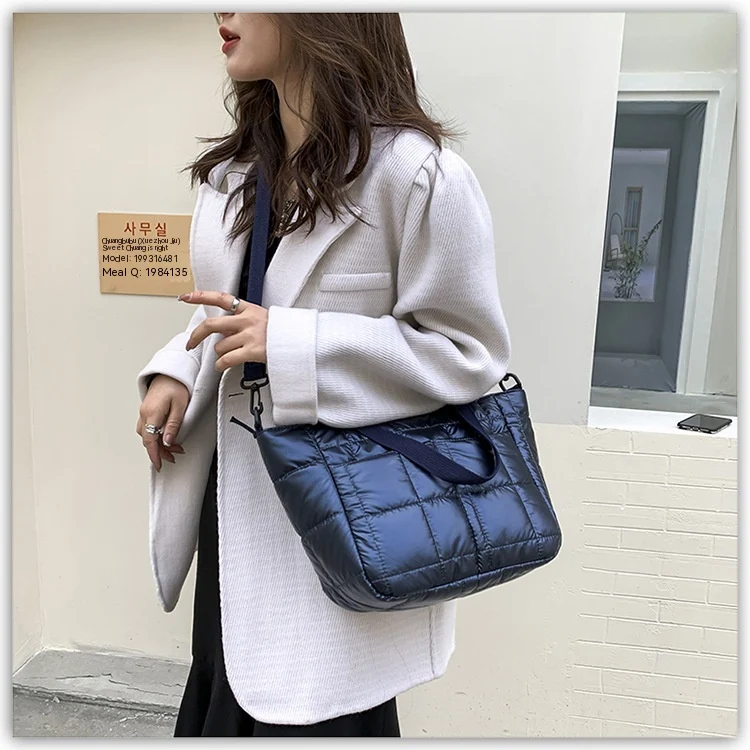 Damen Tote Bag mit Diamantstickerei Neues Design Große Handtasche Modisch Vielseitig Perfekt für Alltag und Shopping — foto 23