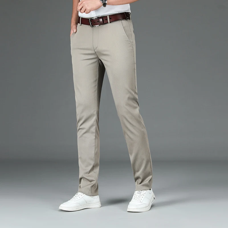 Heren Ice Silk Broek Casual Zomer, Ademend en Lichtgewicht, Koel en Comfortabel voor Warme Dagen, Ideaal voor Dagelijks Gebruik. — foto 11