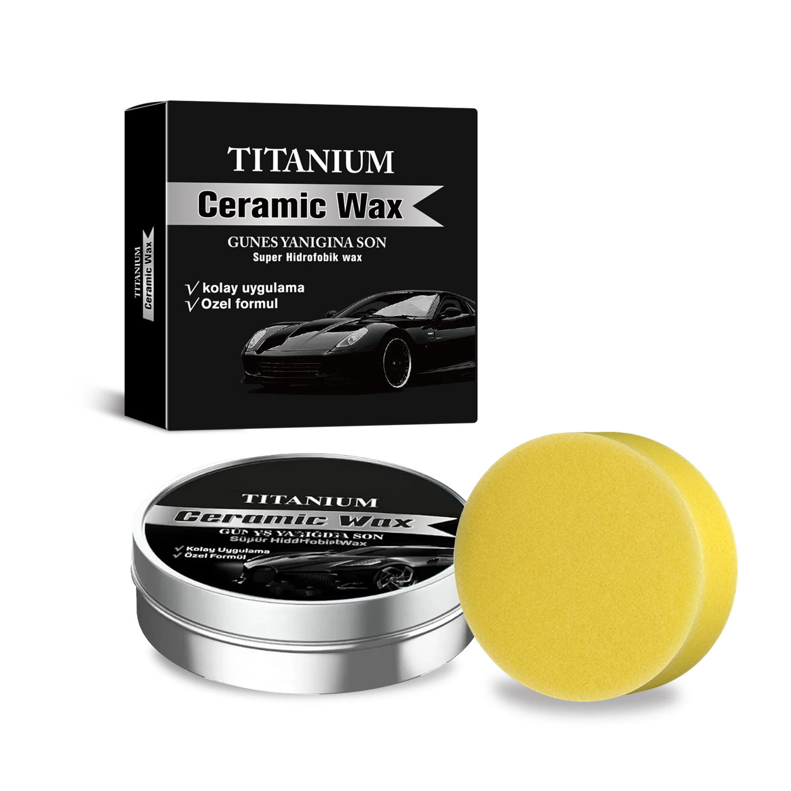 Auto Beschermende Wax Buitenkant Gecoate Kristal Glaze. Beschermt, Glanst en Zegelt. Duurzame bescherming en een kristalheldere afwerking. — foto 1