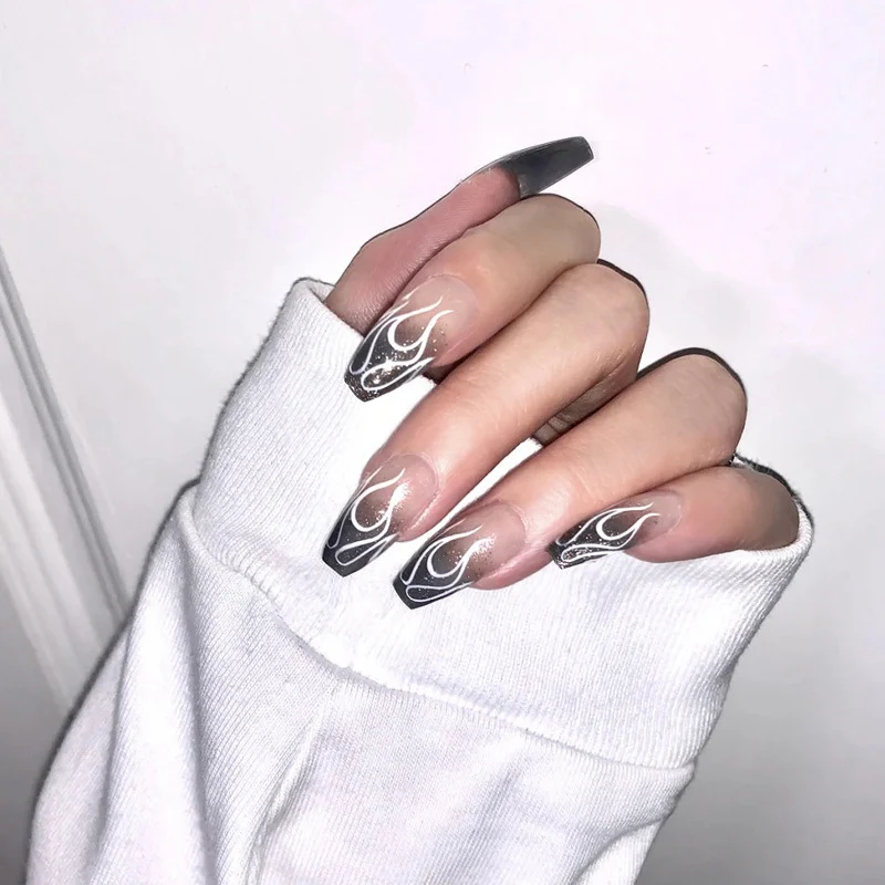 Matte Frosted Almond Shape Wear Nail Finished Nail Pieces, Ready to Use, Easy Application, Stylish Design, and a Flawles — photo 9