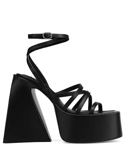 Title 3, Womens Color High Heel Sandals Plus Size 40-43...