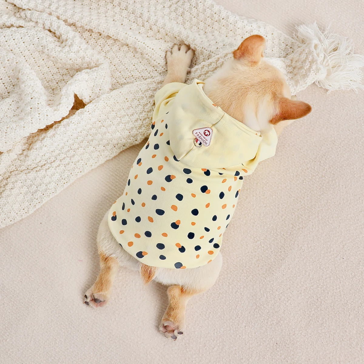 Thickened Hoodie Small Dog Clothes, Warm & Cozy Winter Apparel. Provides Comfort and Protection, Ideal for Small Breeds — photo 5