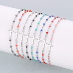 Bracelet vintage en résine multicolore et acier titane. Affirmez votre personnalité avec ce bijou durable et tendance. Un accessoire parfait pour toutes les occasions. — photo 21