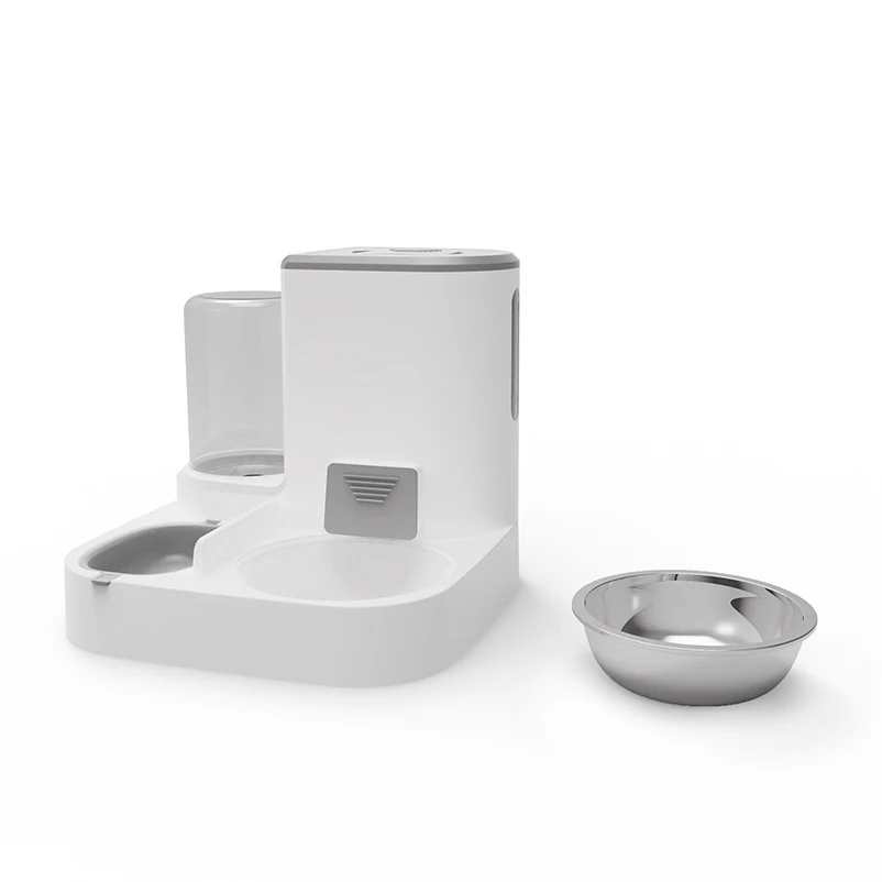 Title 6, Cat feeder Cat water dispenser Cat bowl Dog foo...