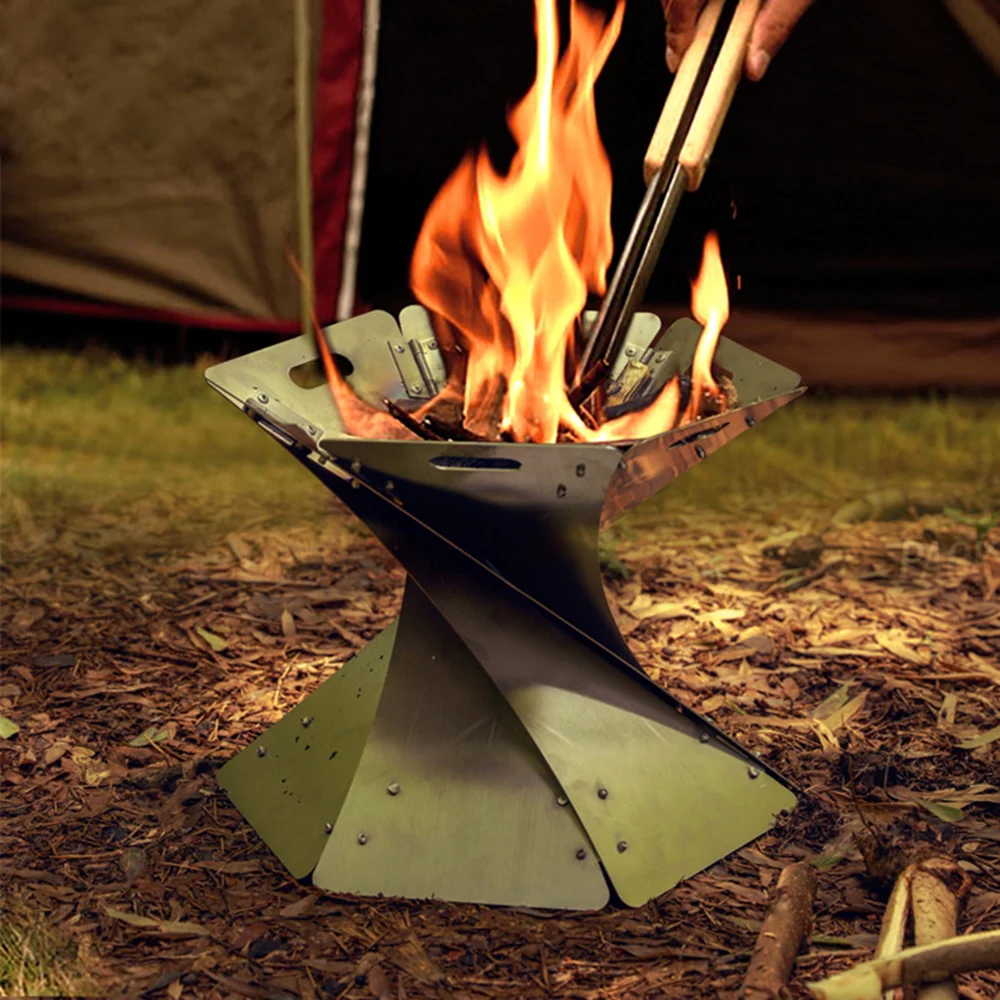 Title 1, Outdoor camping bonfire heater Enjoy perfect wa...