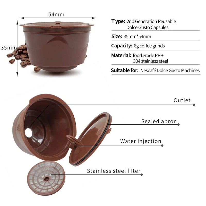 Title 4, Recyclable Capsule Cup Coffee Filter. Enjoy del...