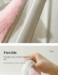 Chinelos de algodão fofos com plataforma, quentes e leves para casa no outono e inverno. Conforto e estilo para uso interno e externo. — foto 2