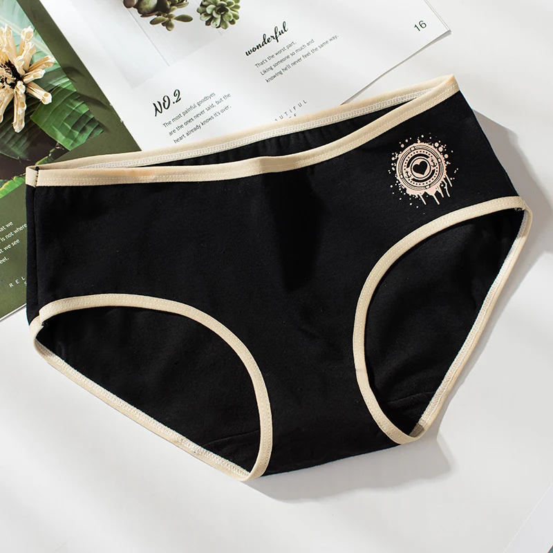 Women's Printed Heart-shaped Combination Underwear, Pure Cotton, Comfortable and Breathable. Perfect for everyday wear, — photo 9