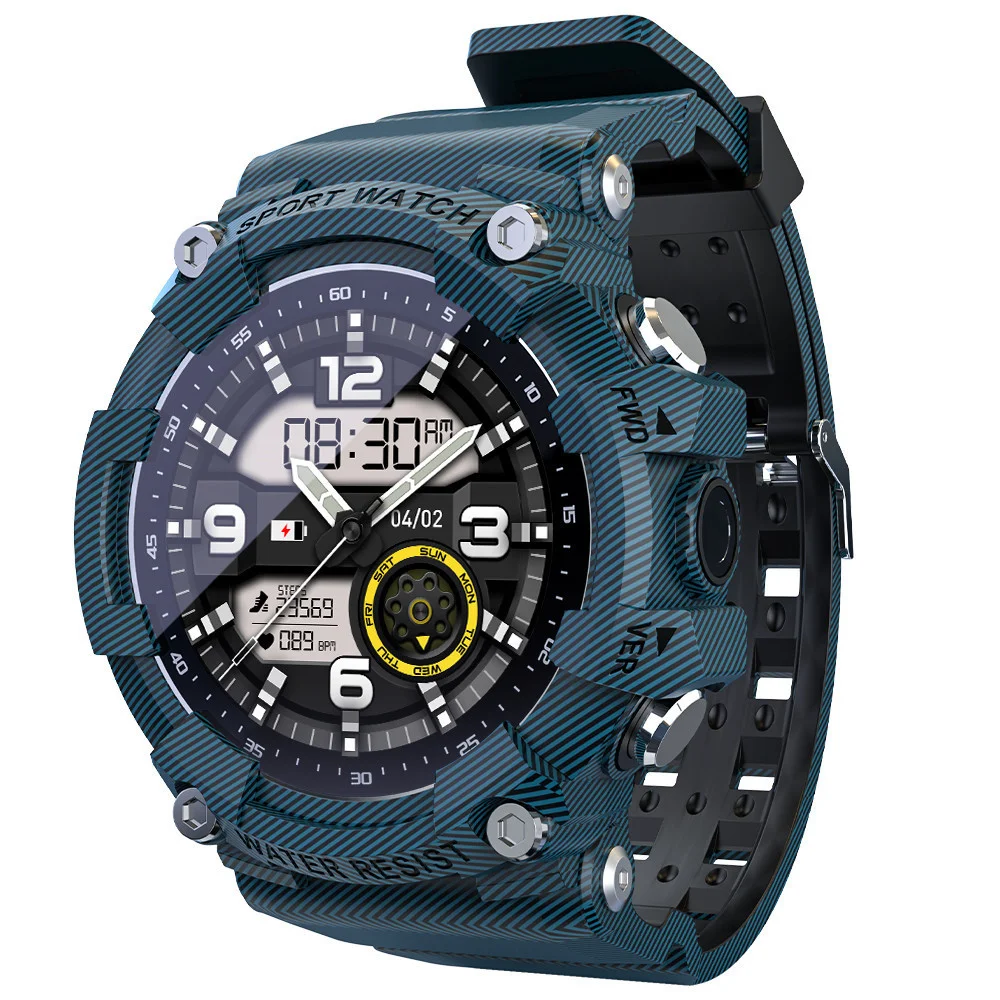 Smartwatch esportivo para atividades ao ar livre Tela HD Pedômetro Monitoramento de frequência cardíaca para uma vida mais ativa — foto 3
