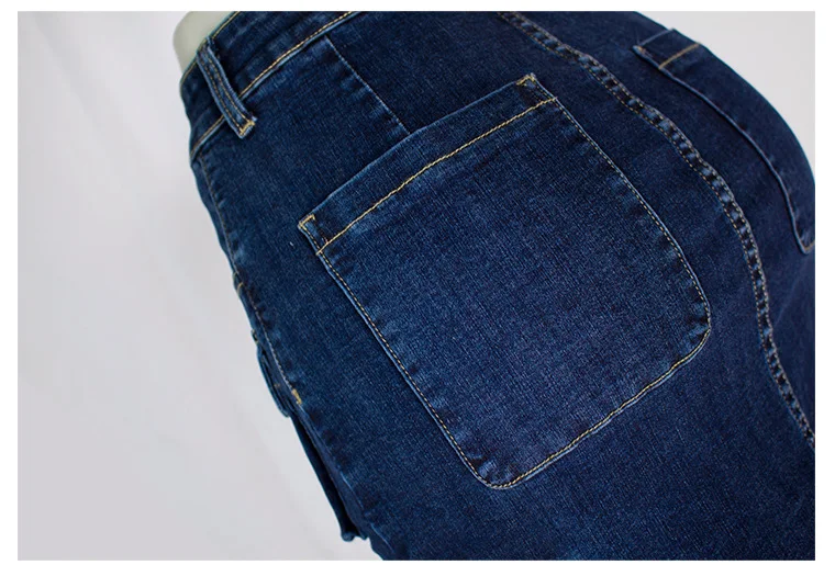 Saia de cintura alta com estilo utilitário, vários bolsos, modelagem slim, com fenda e efeito de emagrecimento. Conforto e elegância. — foto 15