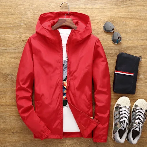 Title 4, Mens long sleeve stand collar jacket, providin...