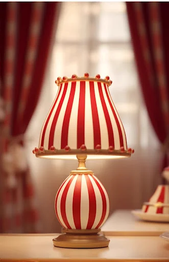 Title 1, American Circus Table Lamp Retro Bedroom Bedsid...