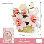 Particles Blocos de Construção Criativos DIY Flores Palavras Secretas Crie flores únicas com blocos e revele mensagens secretas, estimulando a criatividade. — foto 5