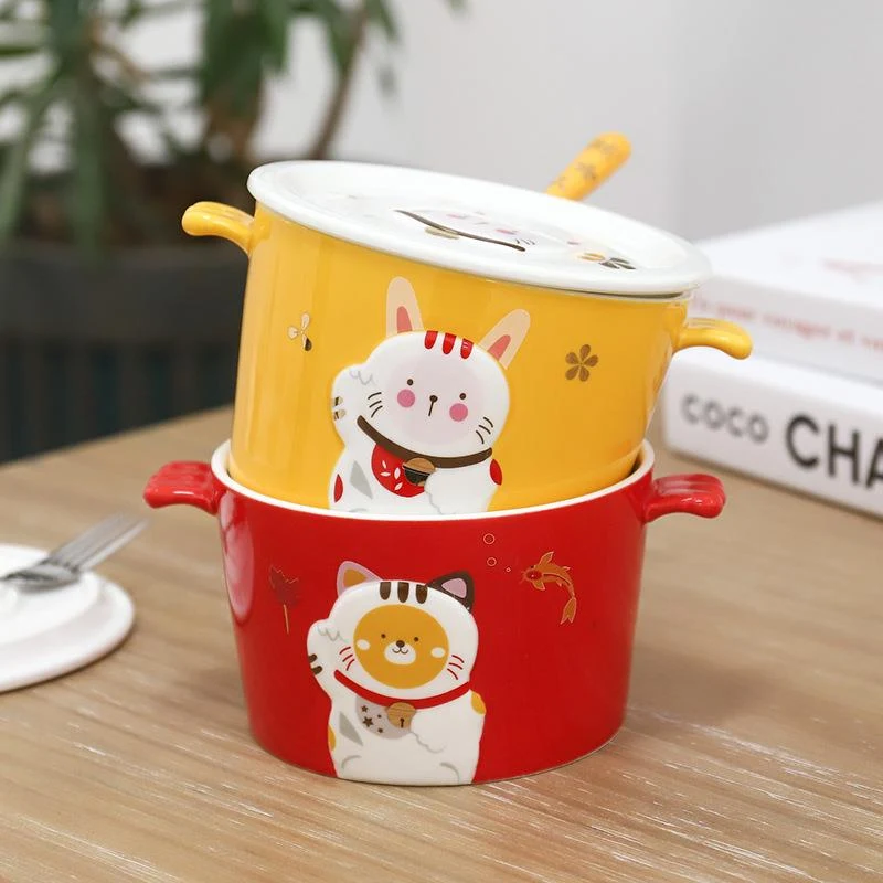 Title 7, 3D Three-Dimensional Relief Cartoon Ceramic Ins...