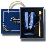 Ceramic Constellation Coffee Mug With Lid Spoon. Enjoy your beverage with style and convenience, ideal for home or the o — photo 21